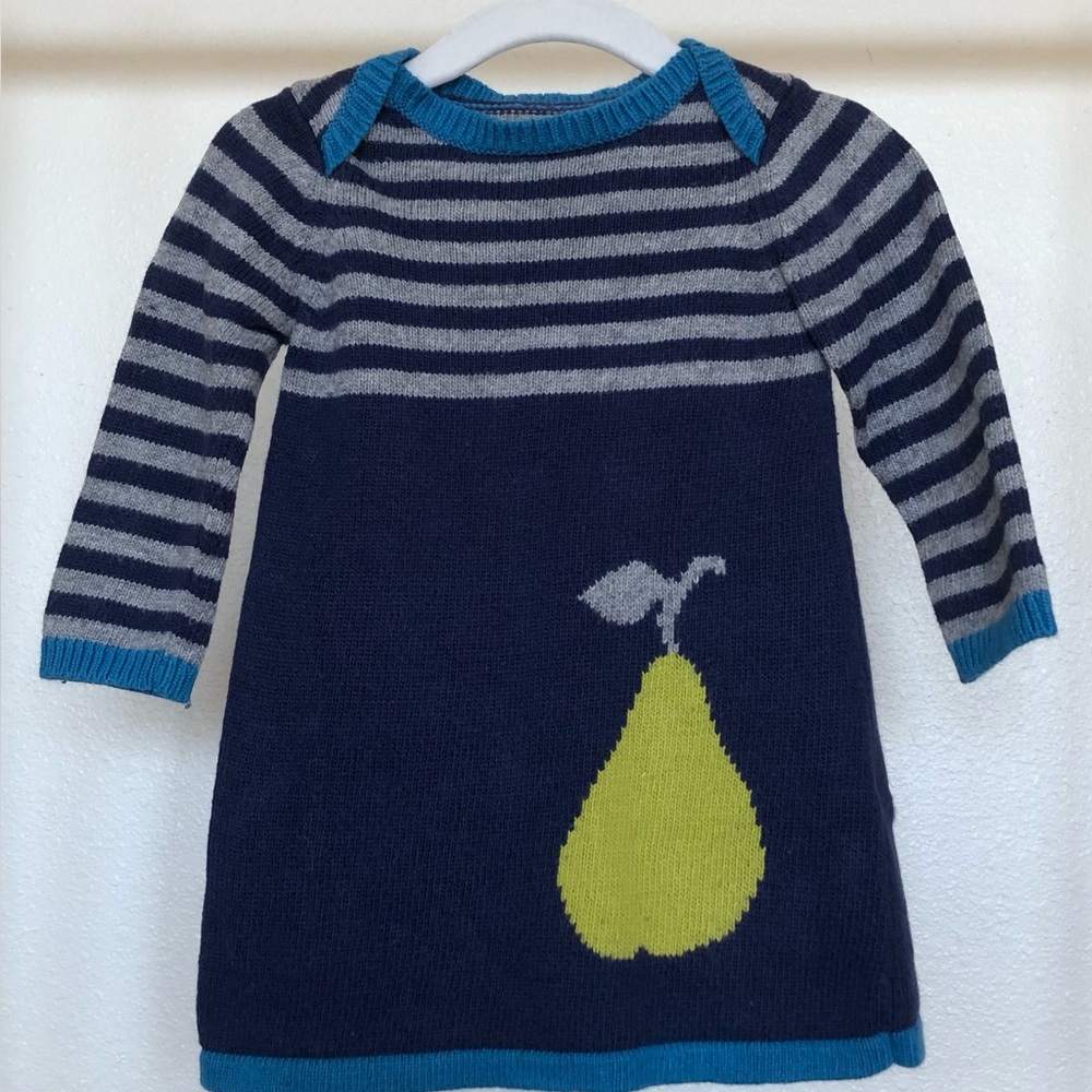 Baby Boden Pear Sweater Dress